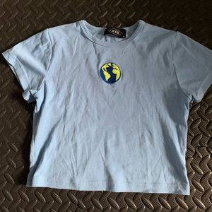 shopcider cropped tee size medium